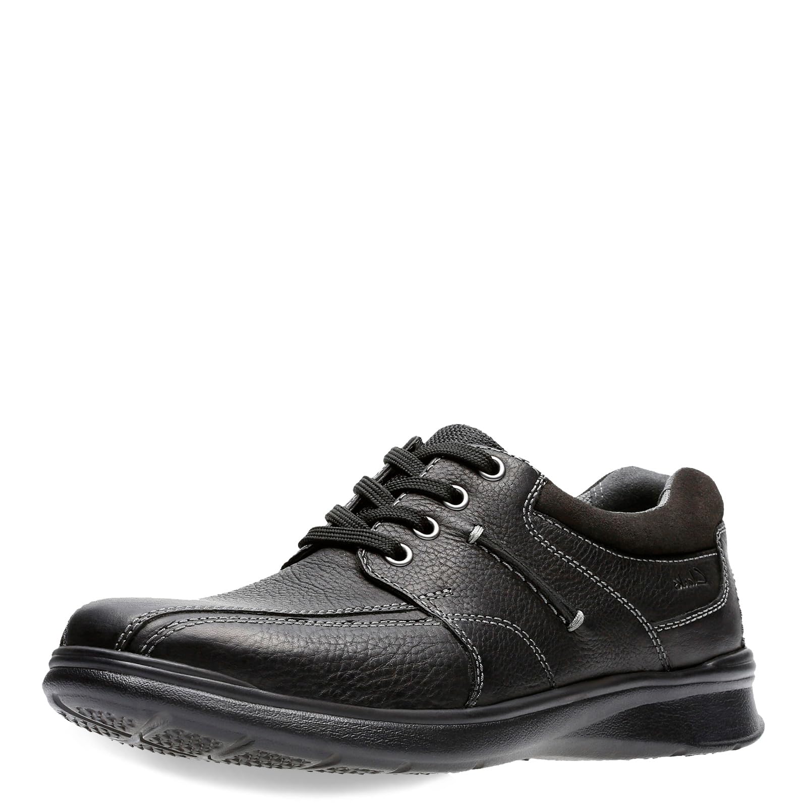 Clarks Men's Cotrell Walk Oxford, Oily Black Leather, 7.5 UK