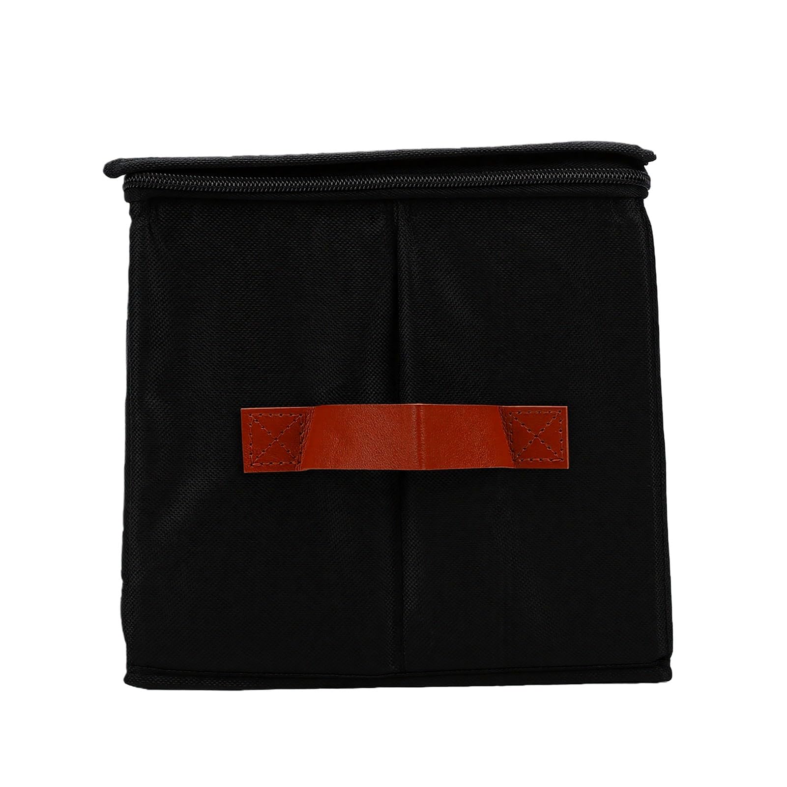 Caja de Almacenamiento de Filamentos de Alta Capacidad |Tela Oxford, Capacidad para 24 Rollos de Consumibles de Impresión 3D, Contenedor Plegable con Cremallera para Home Studio (BLACK)