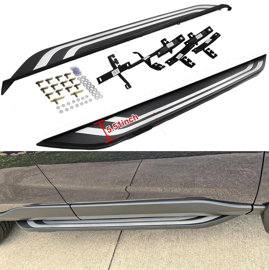 SAREMAS Aluminium Step Bars for 2019-2025 Toyota RAV4 Running Boards Side Step Pedal No Drilling Accessories