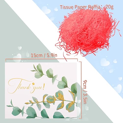 Miniatura 4 de Zonon Caja de flores en forma de corazón con tapa, para el Día de la Madre, doble capa, caja de embalaje con tarjeta de papel y rafia para San