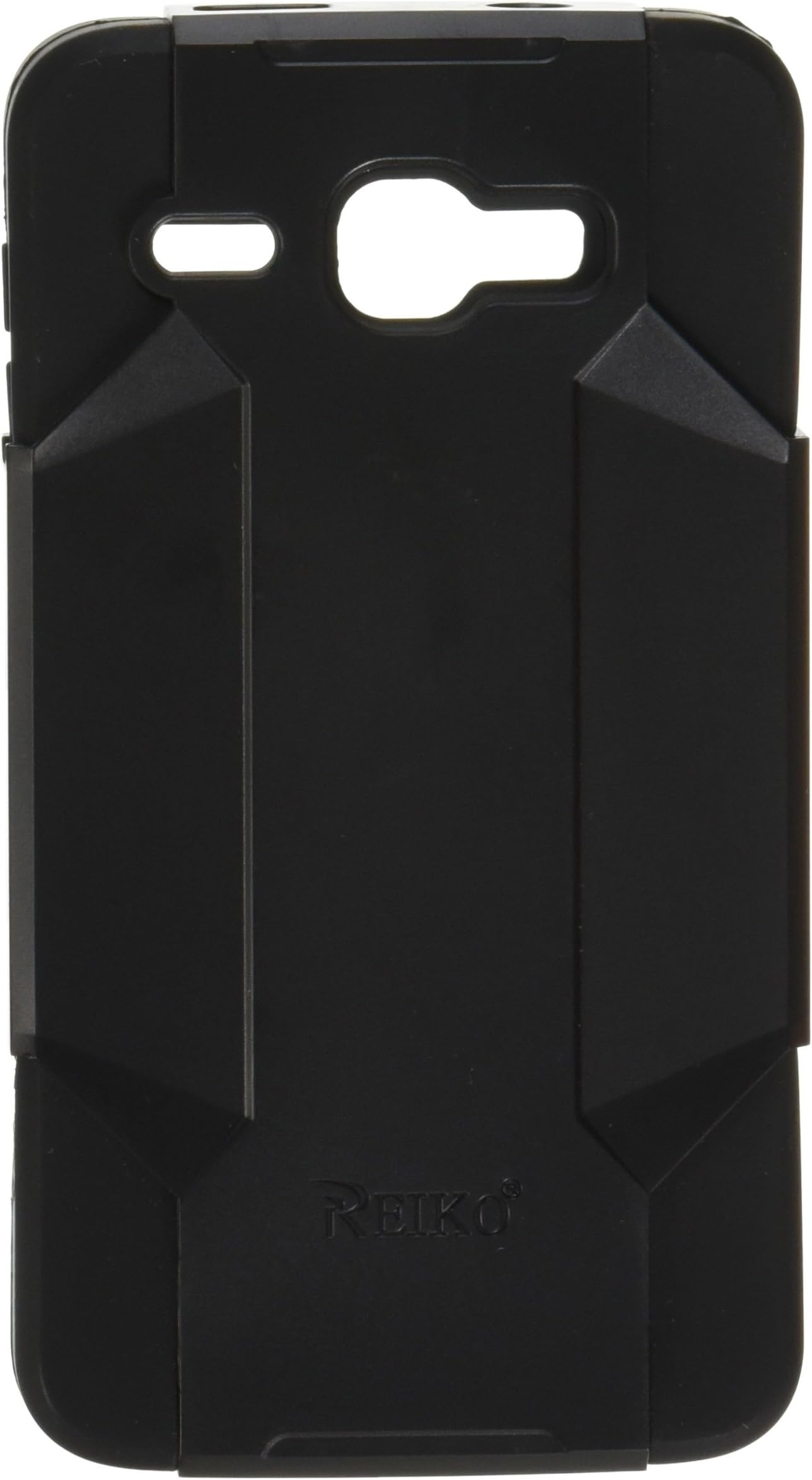 Silicone Case and Protector Cover Holster with Clip for Alcatel Onetouch Sonic LTE A851L - Retail Packaging - Black