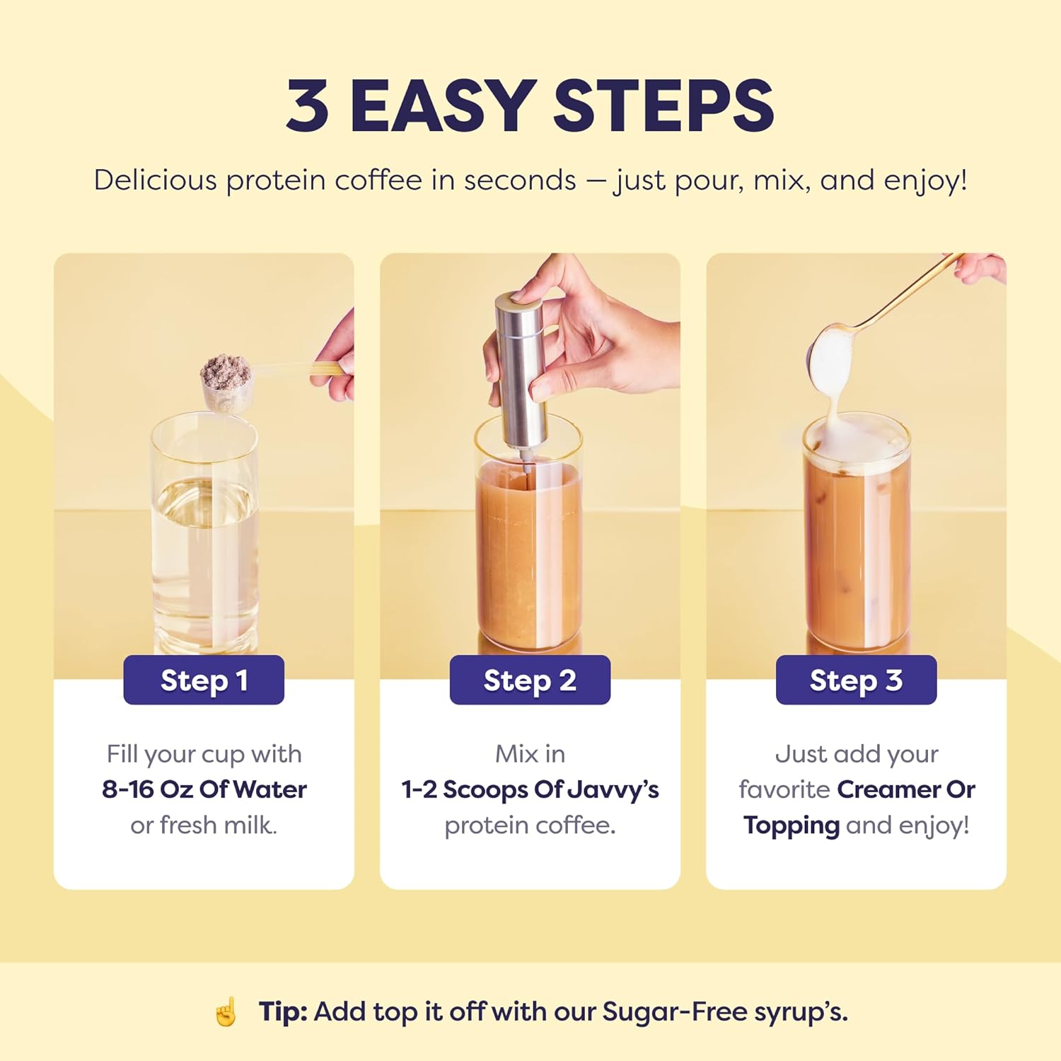 Original Protein Iced Coffee - Premium Whey Protein & Instant Iced Coffees - 100% Natural Cold Brew - Zero Artificial Flavors & Sweeteners, 80 mg Caffeine Per Serving, No Added Sugar, 20 Servings