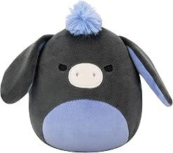 Squishmallows Original 5in Don The Charcoal Donkey – Official Jazwares Plush (Little)