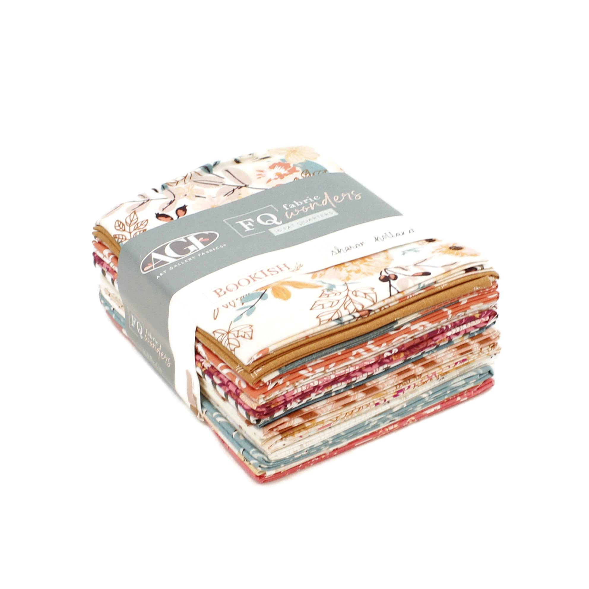 Sharon Holland Bookish Fat Quarter Bundle (16 Stück) für Kunstgalerie 45,72 cm x 53,34 cm, Stoffschnitte DIY Quilt Stoff