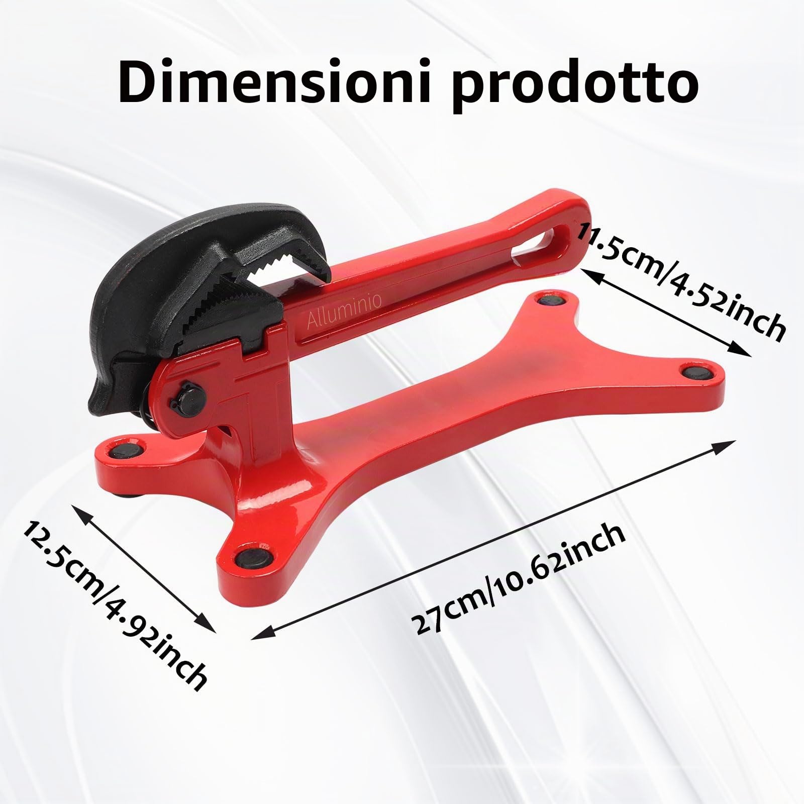 Morsa per Tubi Portatile, Morsa per Serraggio Tubi, Morsa Universale in Alluminio per Tubi per Manutenzione Valvole, Alta quota, Siti di Lavoro in Spazi Stretti