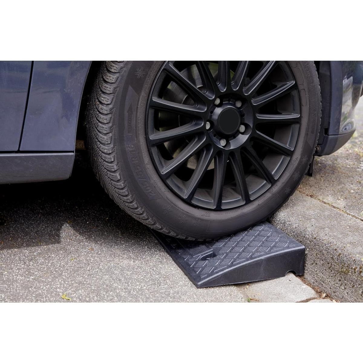 cartrend Juego de 2 rampas portátiles para Silla de Ruedas para Coche, Moto, Silla de Ruedas, Andador, Color Negro