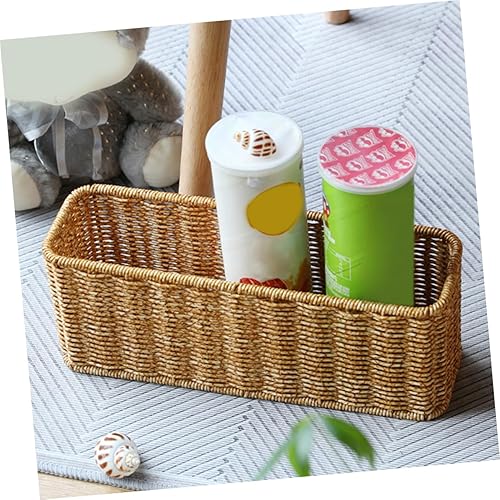 Miniatura 3 de NOLITOY Cesta de plástico cesta de plástico organizador de maquillaje organizador de artículos de escritorio organizador de artículos de tocador