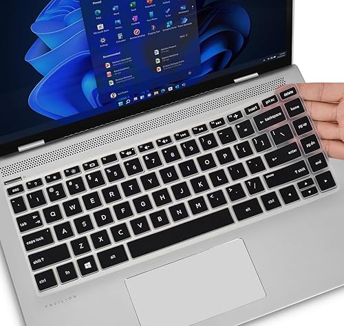 Funda de teclado para laptop HP de 14 pulgadas HP Pavilion X360 14M-bacd 14M-dh 14-bf 14-cf 14-df 14-dk 14-dk 14-qd 14-fq 14t-dq300 14z-fq000
