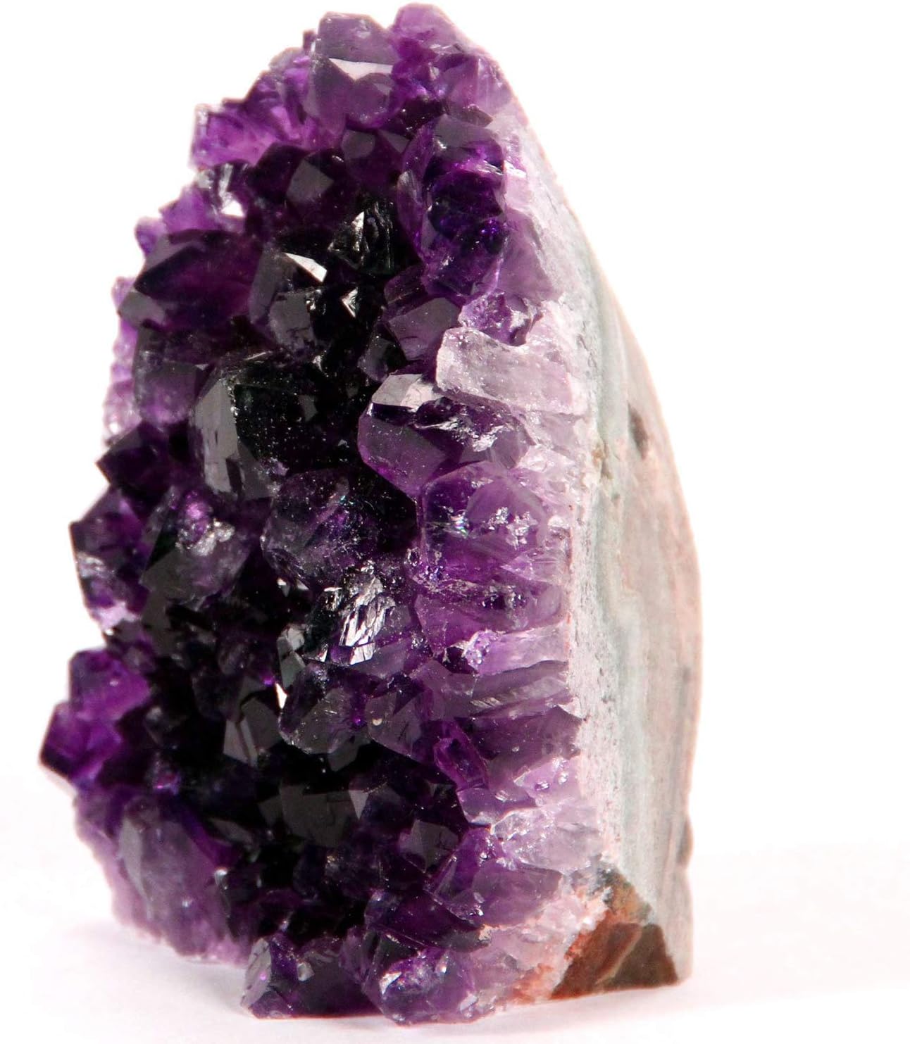 Premium Amethyst Geode Stone Cluster [2.5 to 3 lb.] - Each Piece is Unique & Natural - Real Raw Healing Crystal Rock from Uruguay - Deep Purple Decoration - FREE 3" Selenite Wand