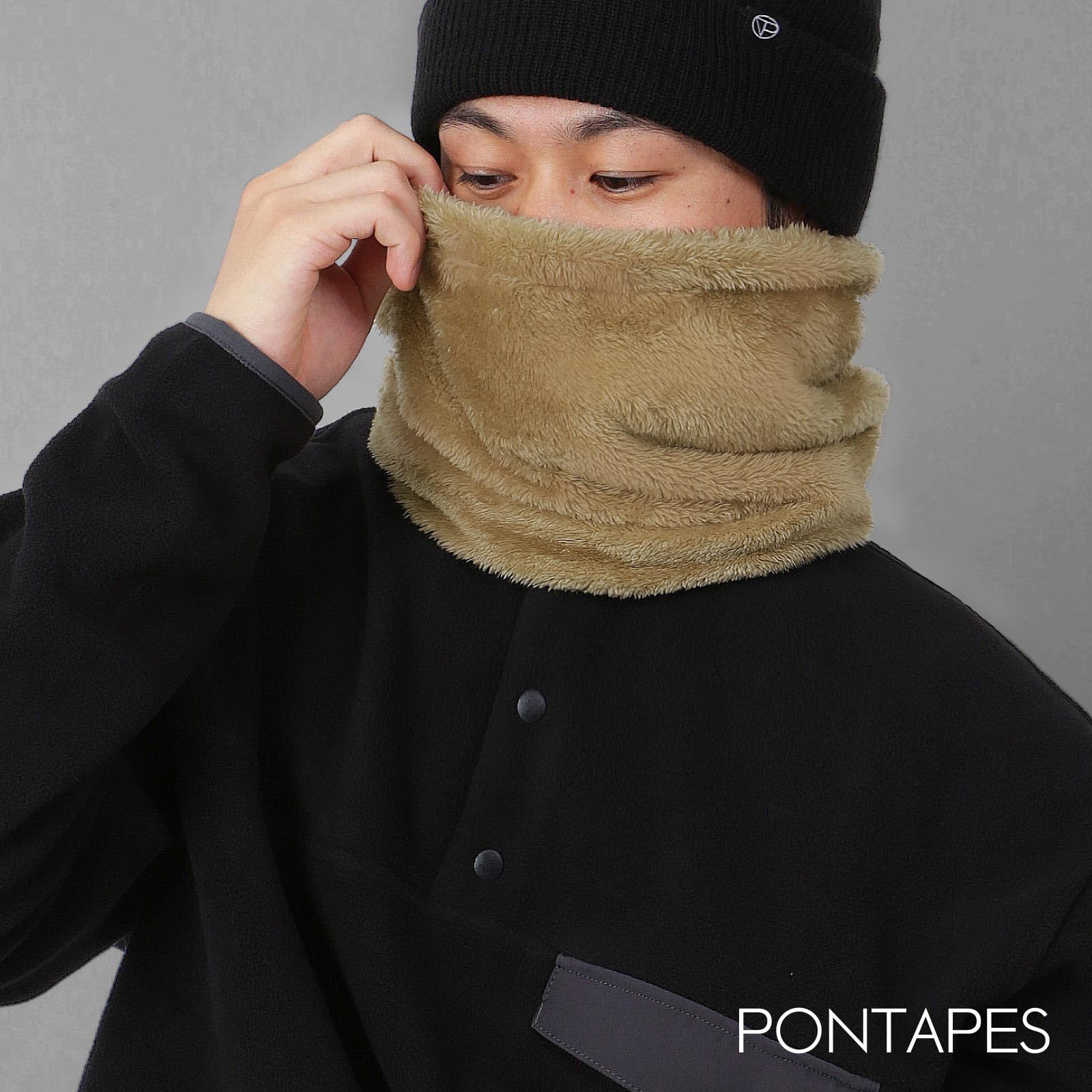 Amazon.co.jp: PONTAPES(ポンタペス) ネックウォーマー ネックガード