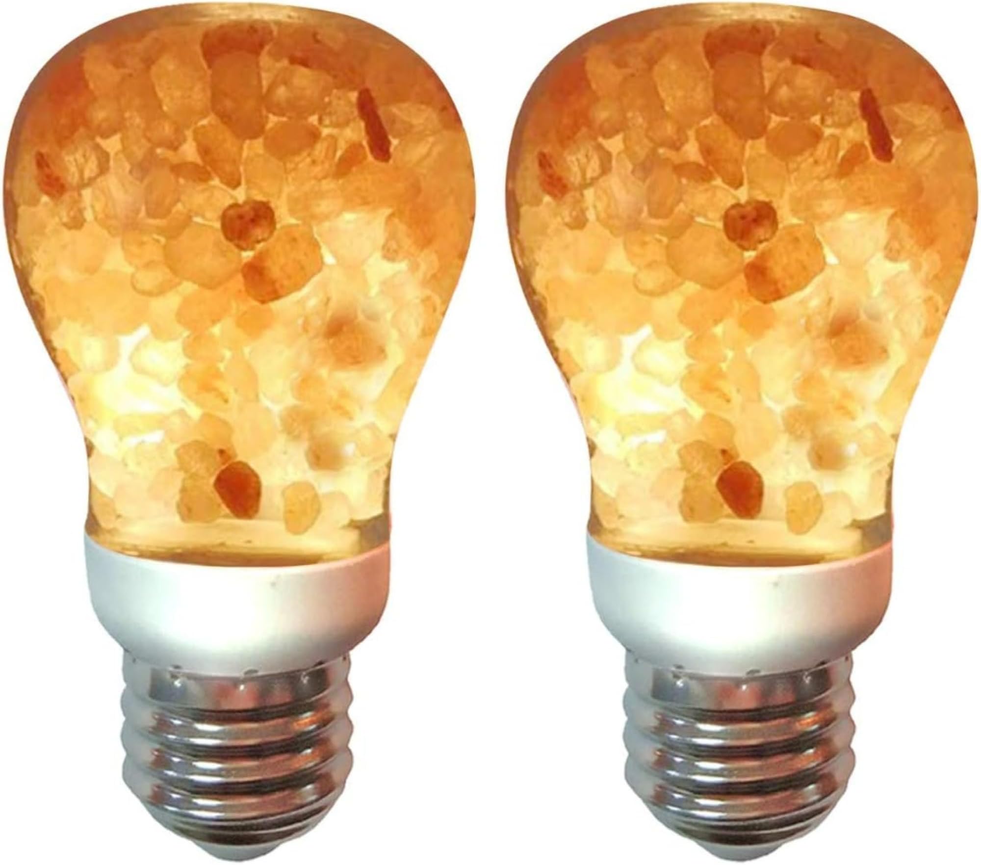 Salt Light Bulbs 60-Watt Equivalent, Warm Amber Glow, 7 watts, 2 Count (Pack of 1)