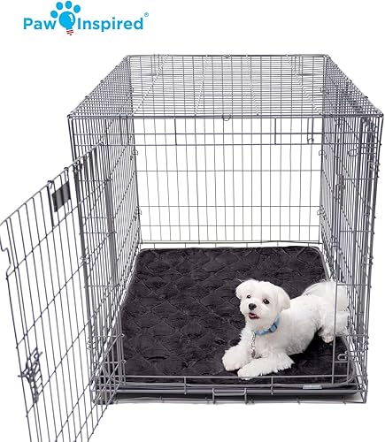 Miniatura 26 de Paw Inspired Alfombrillas acolchadas lavables para perros, almohadilla de 41 x 28 pulgadas, se adapta a perreras de 42 pulgadas, a prueba de fugas