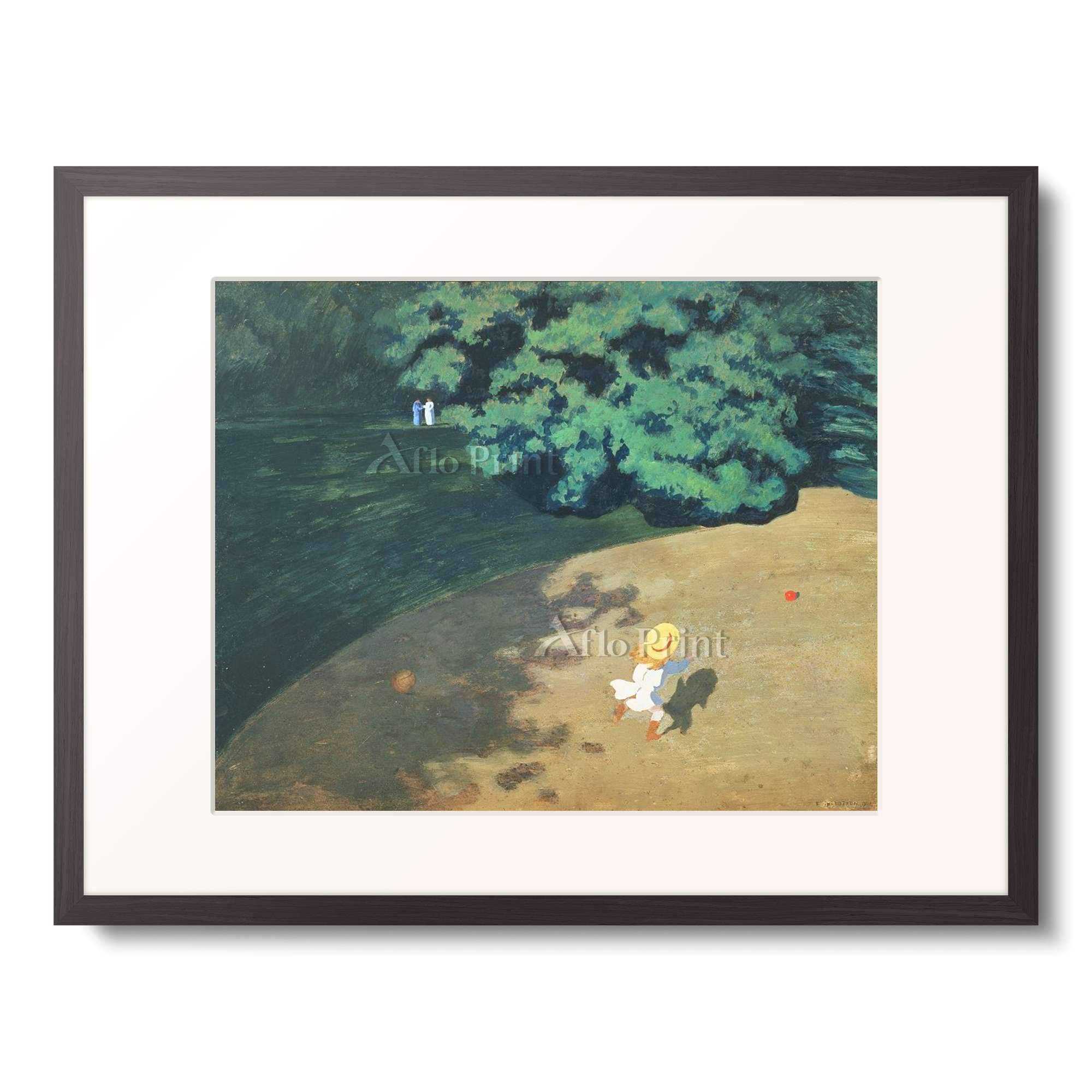 ボール遊びをする絵画 ボール遊びの絵・フェリックス・ヴァロットン｜エドガワハナコ