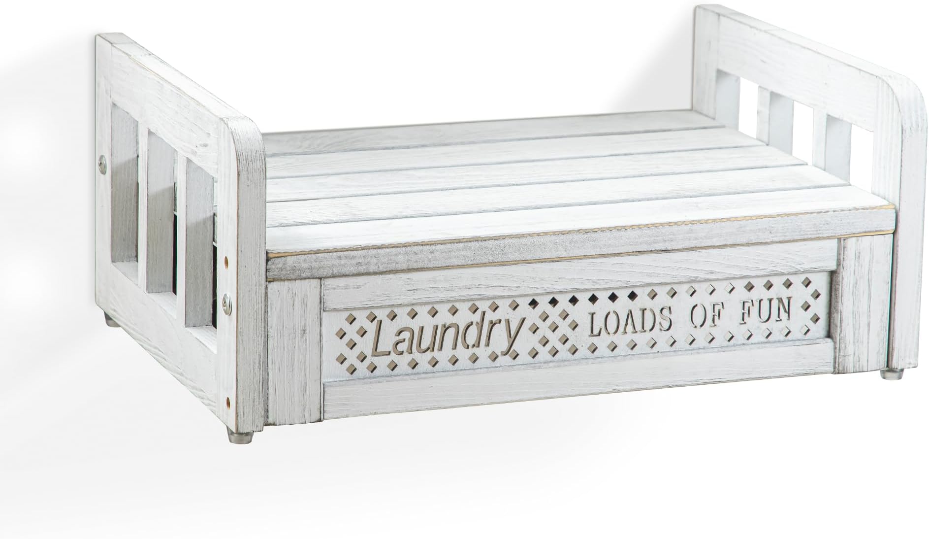 Amazon.com: GBtroo Laundry Shelf Organizer - Chic Wooden Detergent ...