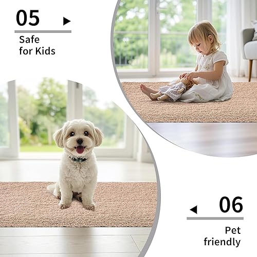 Miniatura 176 de Alfombra de inodoro blanca 22x24, antideslizante, esponjosa, alfombra de piso para baño en forma de U, lavable, alfombra de contorno para inodoro