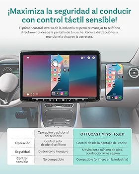 Ottocast MirrorTouch カーチャージャー Amazon.co.jp: 【公式】オットキャスト OTTOCAST Mirror Touch