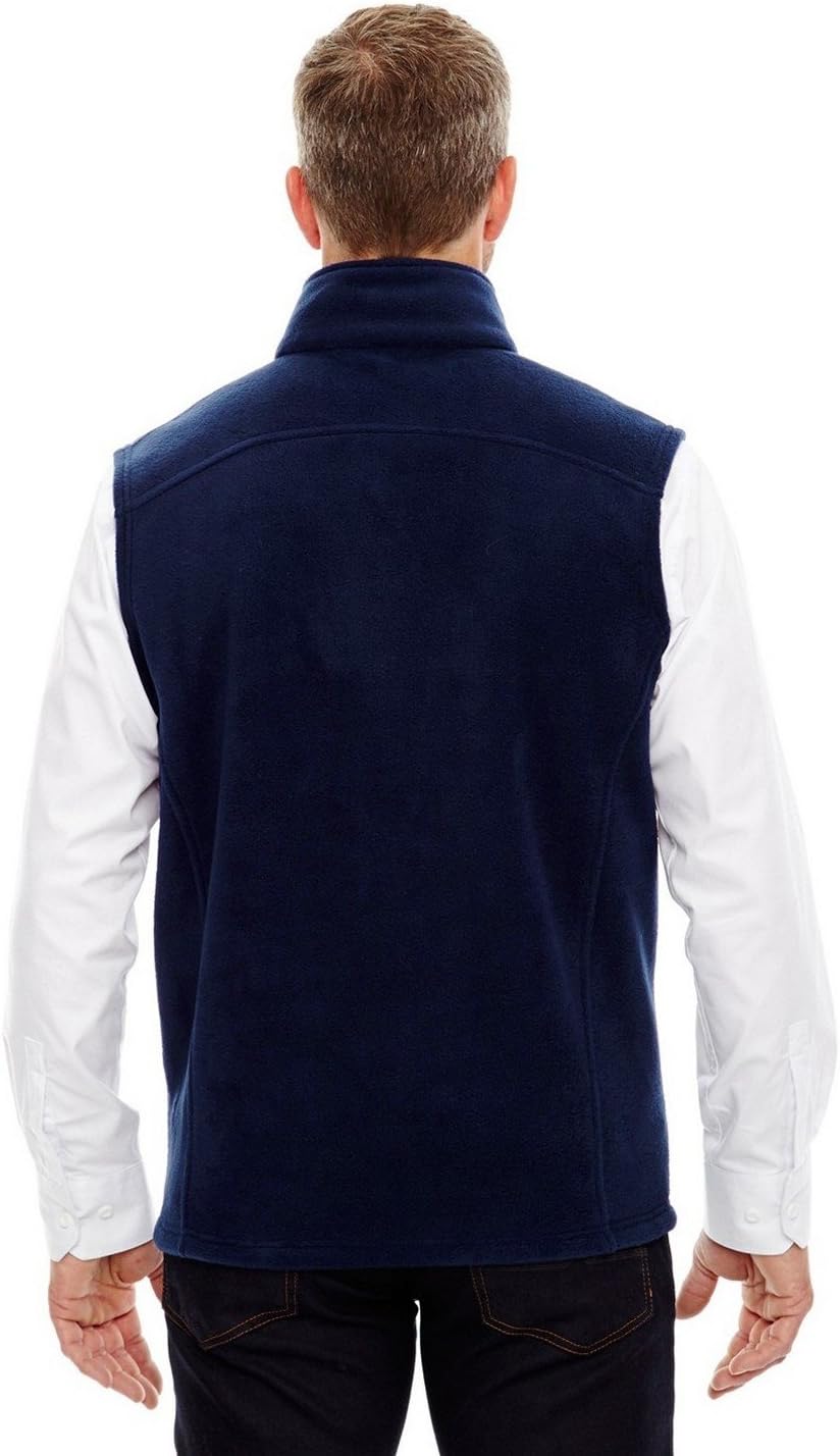 Ash City - Core 365 Men's Tall Journey Fleece Vest LT CLASSIC NAVY - Image 2