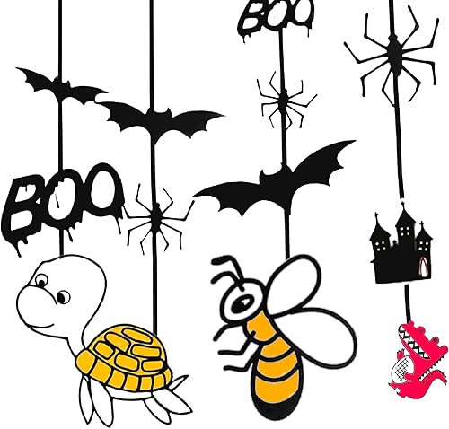 Miniatura 6 de Warckon El kit de 145 hojas de plástico retráctil incluye 15 hojas de plástico retráctil y 5 piezas de imágenes trazables, 125 llaveros accesorios,