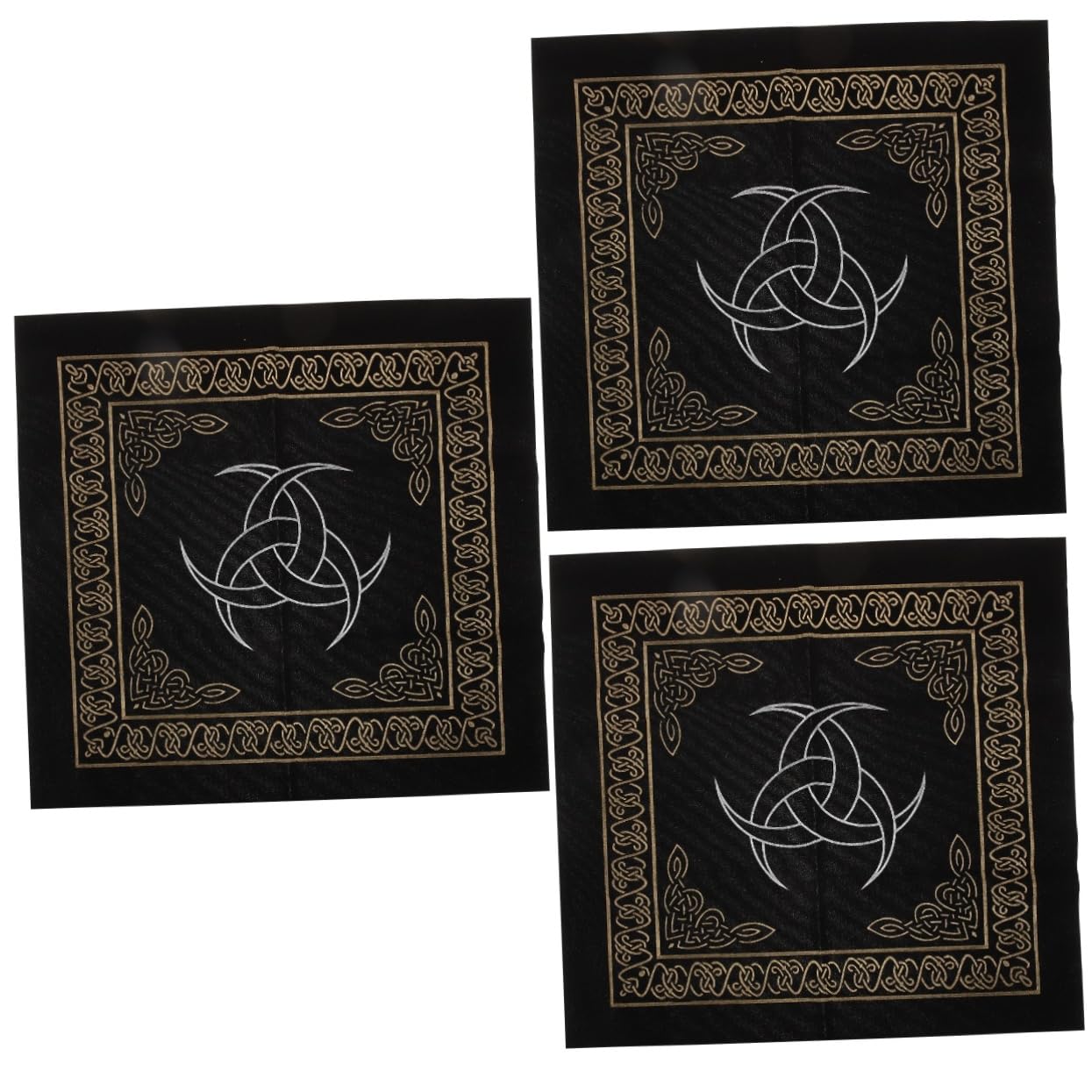 Tapis de tarot et rituel astrologique OUNONA pour protéger vos cartes et stabiliser vos tirages