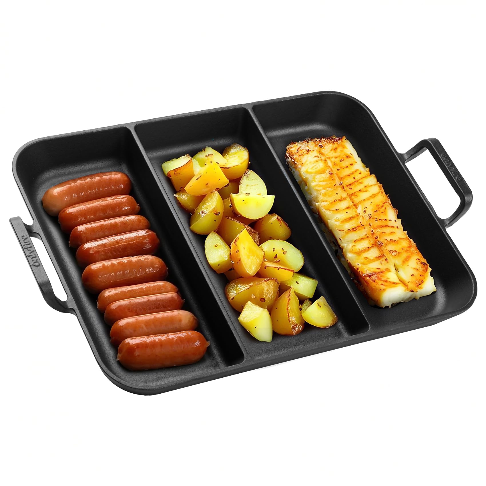 Poêle à griller en fonte pour grills et soirées barbecue de camping