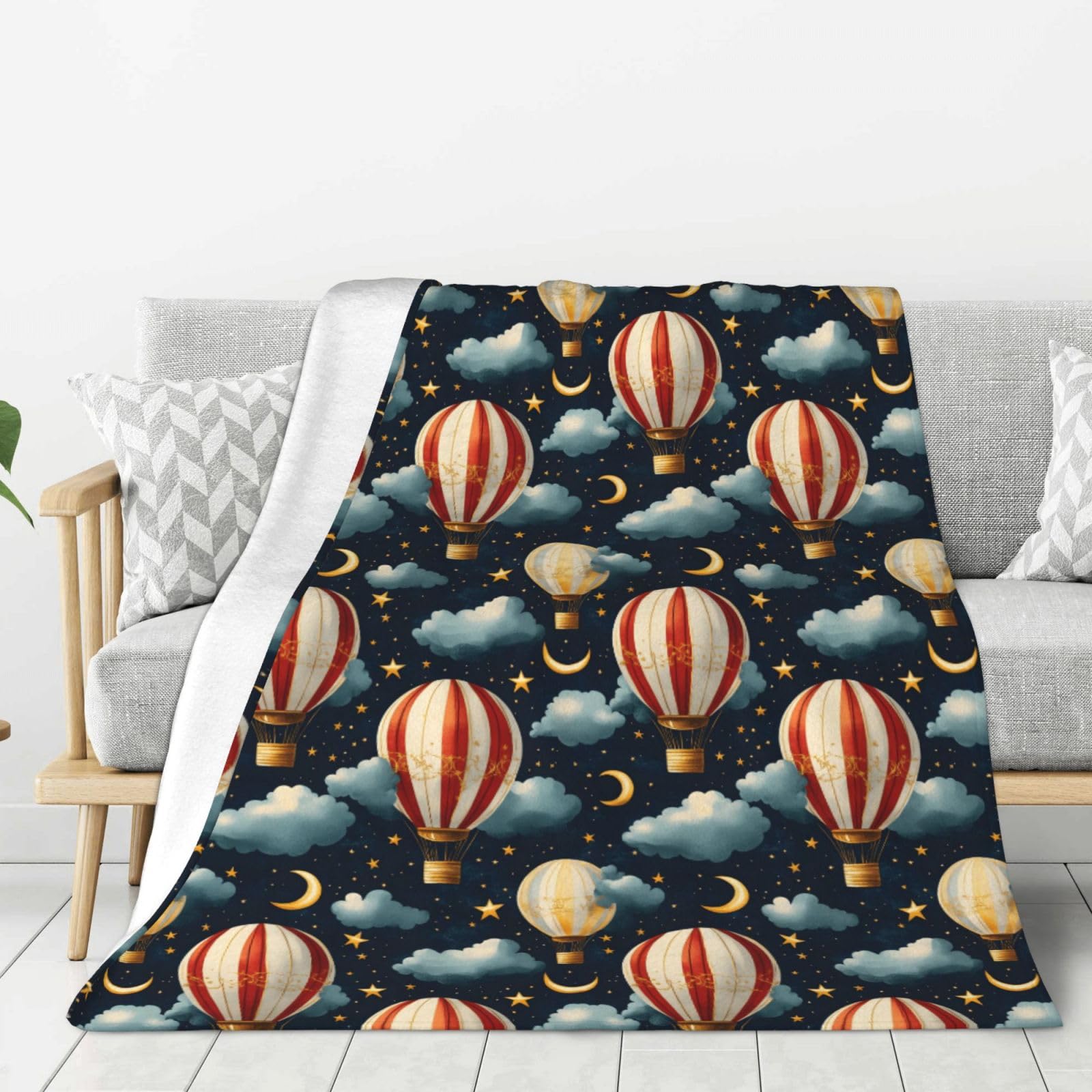 Couverture douce en flanelle légère pour vos soirées camping et voyages en train