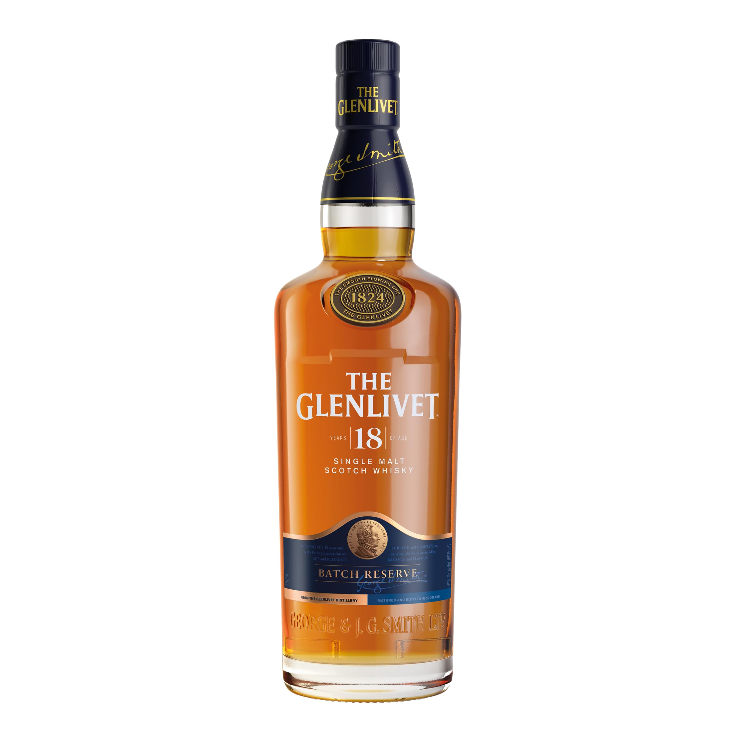 ウイスキー THE GLENLIVET 18 Years Old The Glenlivet 18 Years Old BATCH RESERVE 40% Vol. 0,7l in