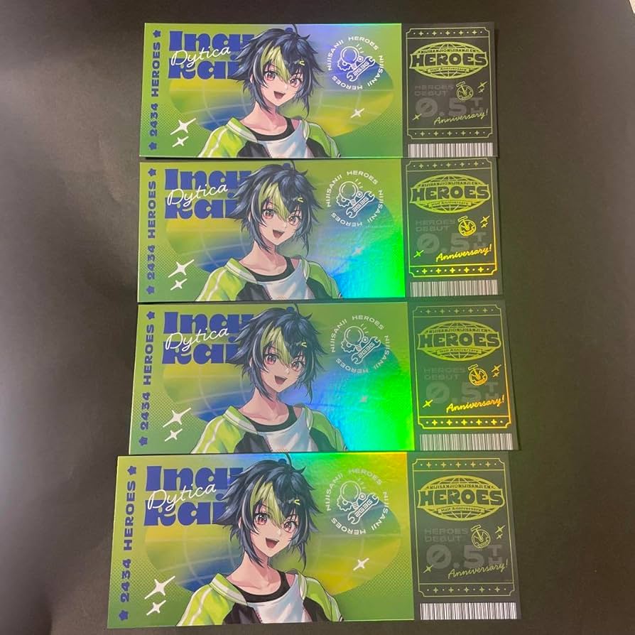 伊波ライ ホログラムチケット風カード まとめ売り 伊波ライ ホロチケ ホログラムチケット R3N4 - メルカリ