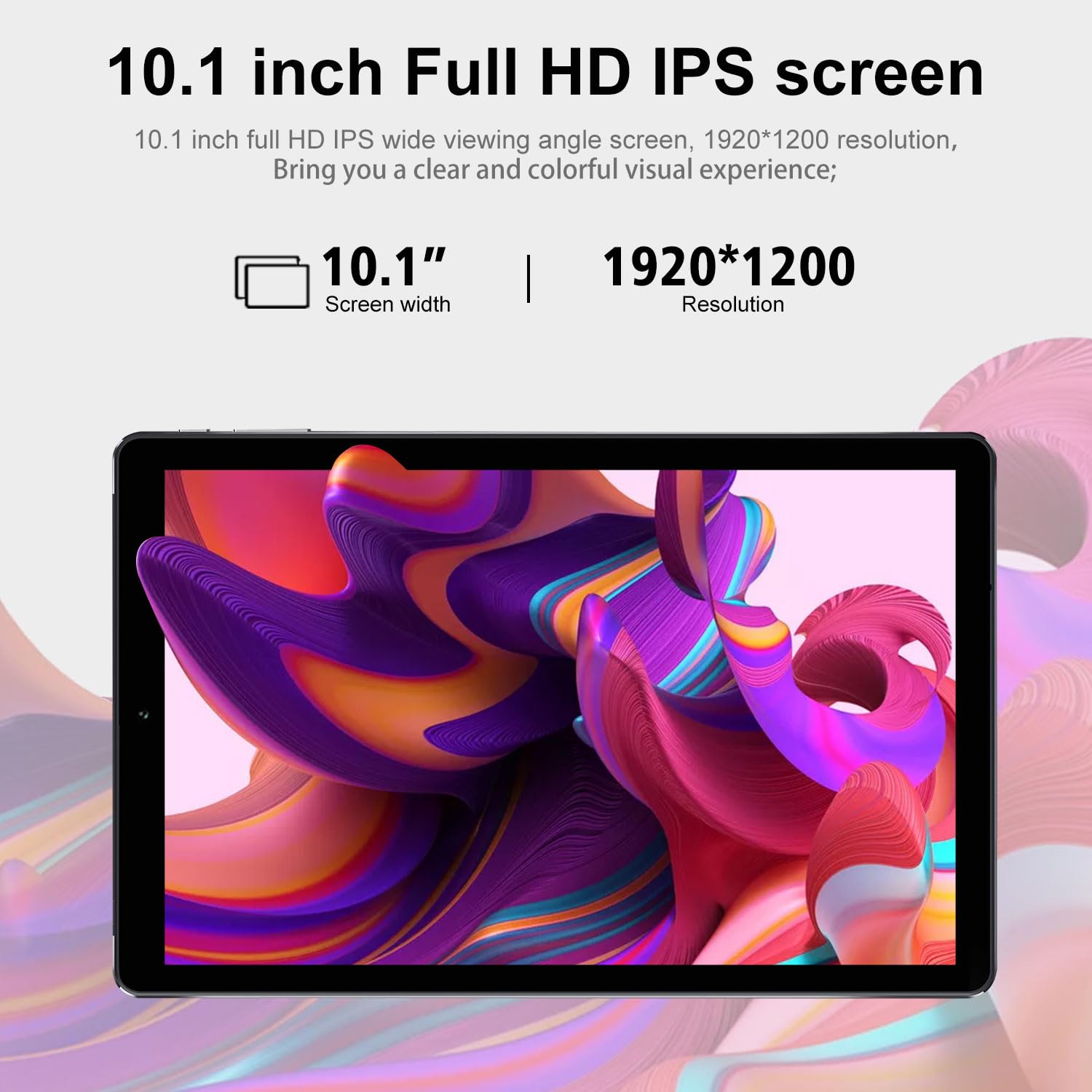 Tablette Android 10 pouces Google Tablettes, 3 Go de RAM 64 Go de ROM