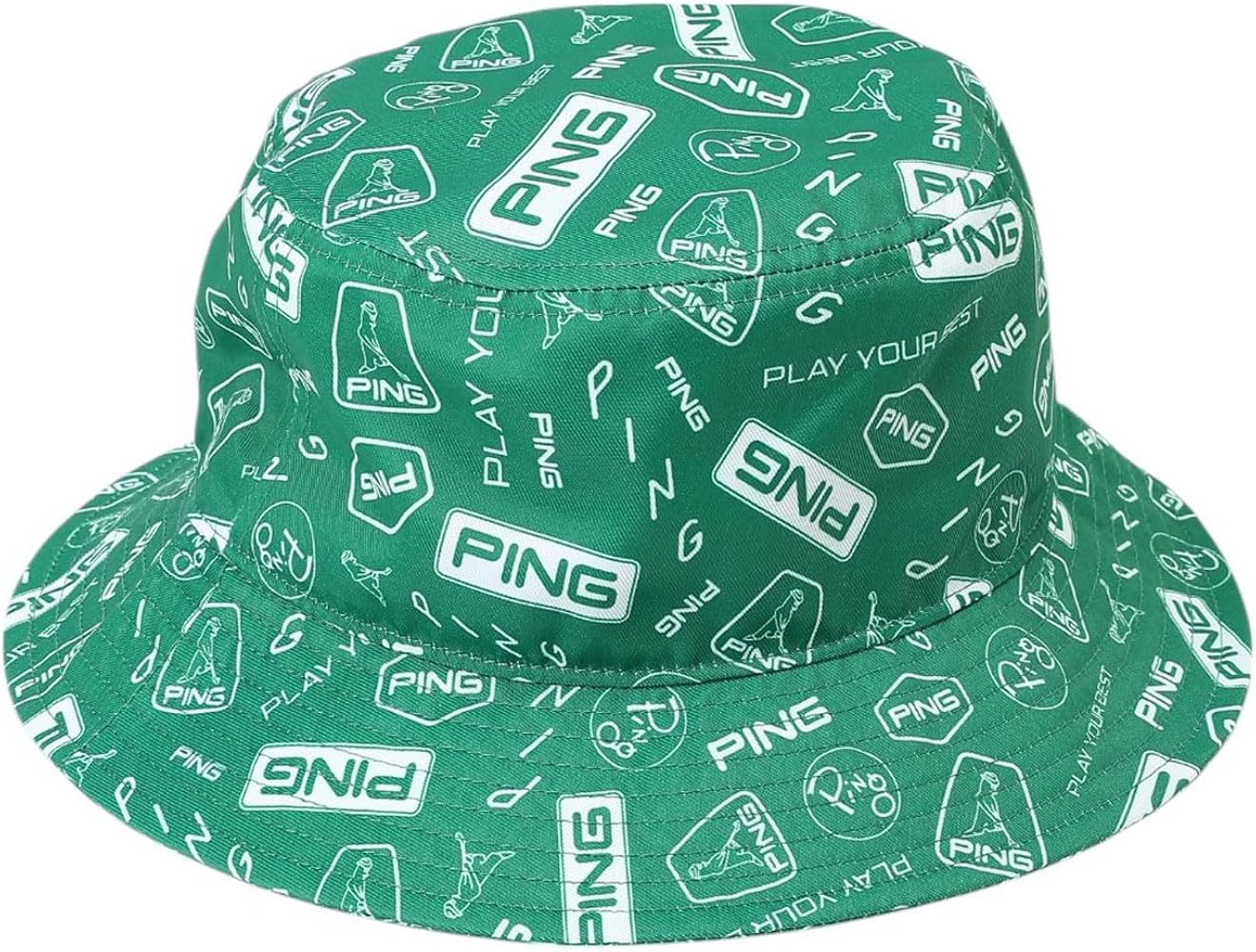 Amazon | [ピン アパレル] メンズ バケットハット (総柄プリント