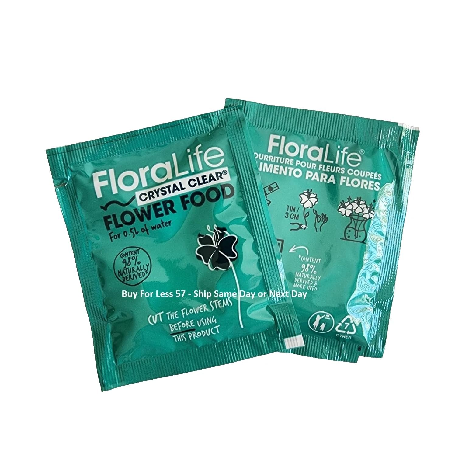 Cut Flower Food Floralife Crystal Clear Powdered 5gr Packets Fresh Stock, Fresh Cut Flowers Clear Formula Hydrate Nourish by Buy for Less 57 (400)