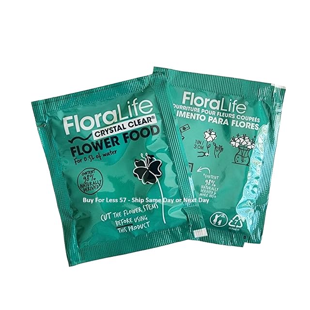 Foto 2 de 5 de Floralife Flower Food 300 - Comida para flores (5 g, 50 unidades)