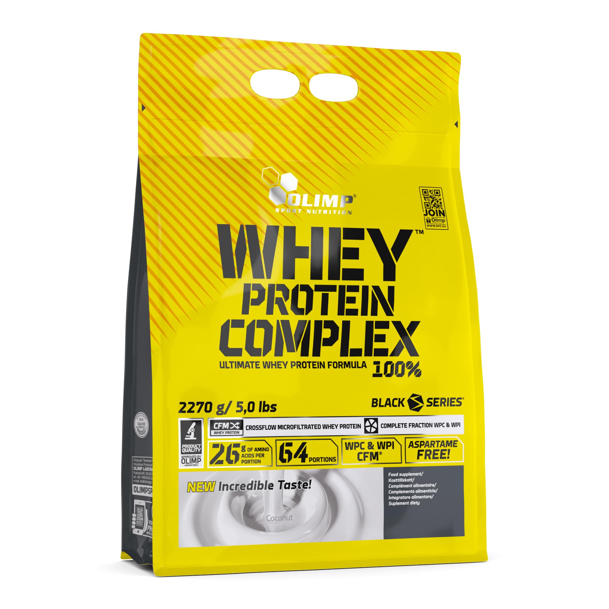 Olimp Nutrition Whey Protein Complex 100%, Coconut / 2270 g