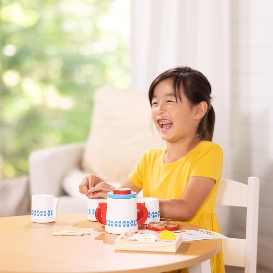 Amazon.com: Melissa & Doug 20-Piece Steep and Serve Wooden