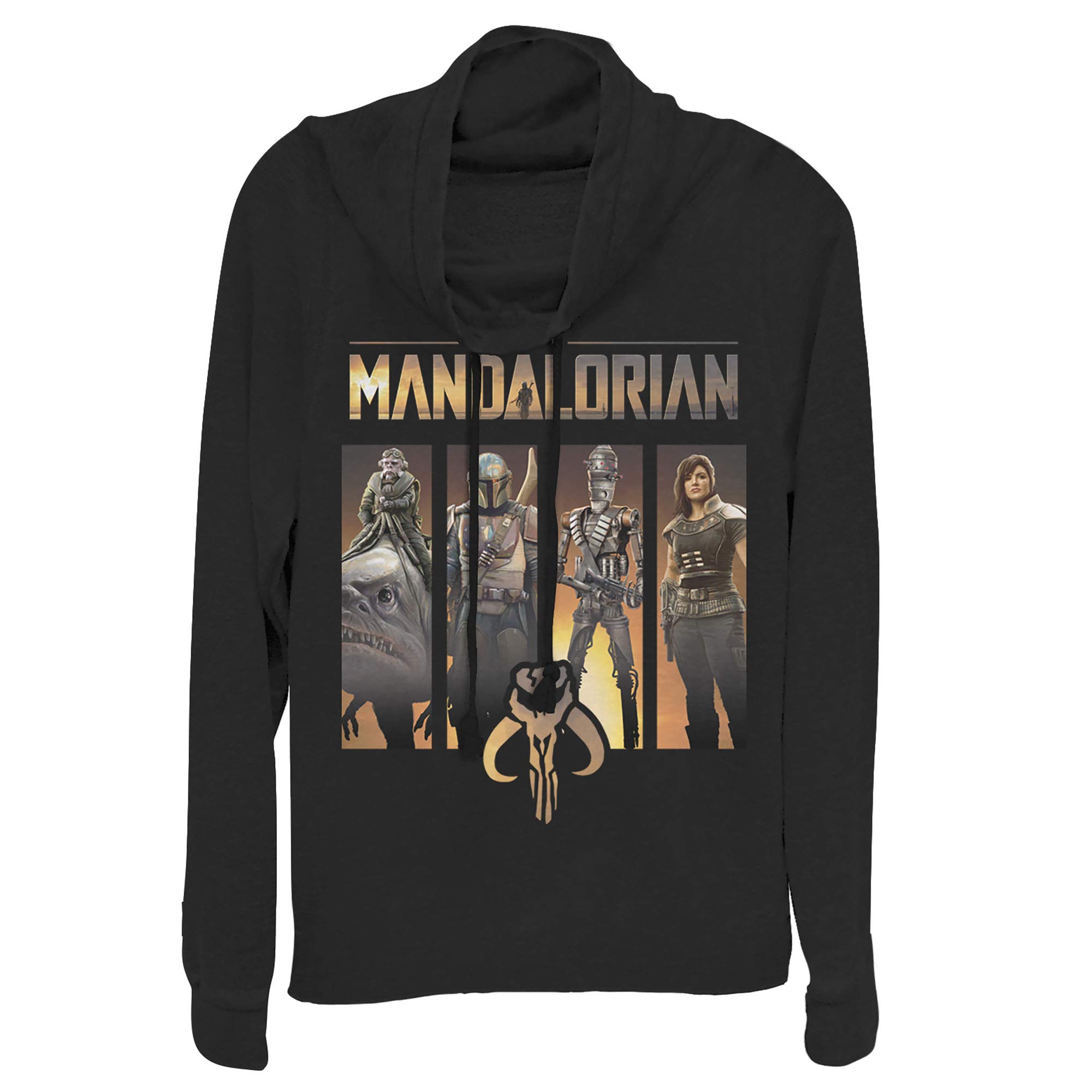 Sweat-shirt à col bénitier enfant Star Wars The Mandalorian idée cadeau anniversaire originale