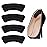 Heel Grips Liner, Cushions Heel Pads Insert Prevent Too Big, Slipping, Blisters, Filler for Loose Shoe Fit (Black)
