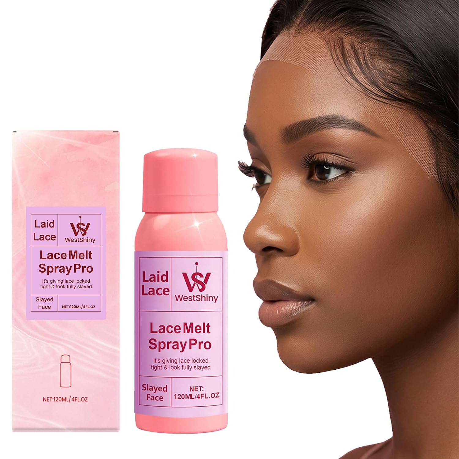 Lace Melting Spray for Strong Hold - 4fl oz