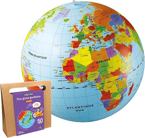 Mon globe gonflable "Le monde" CalyGlobe