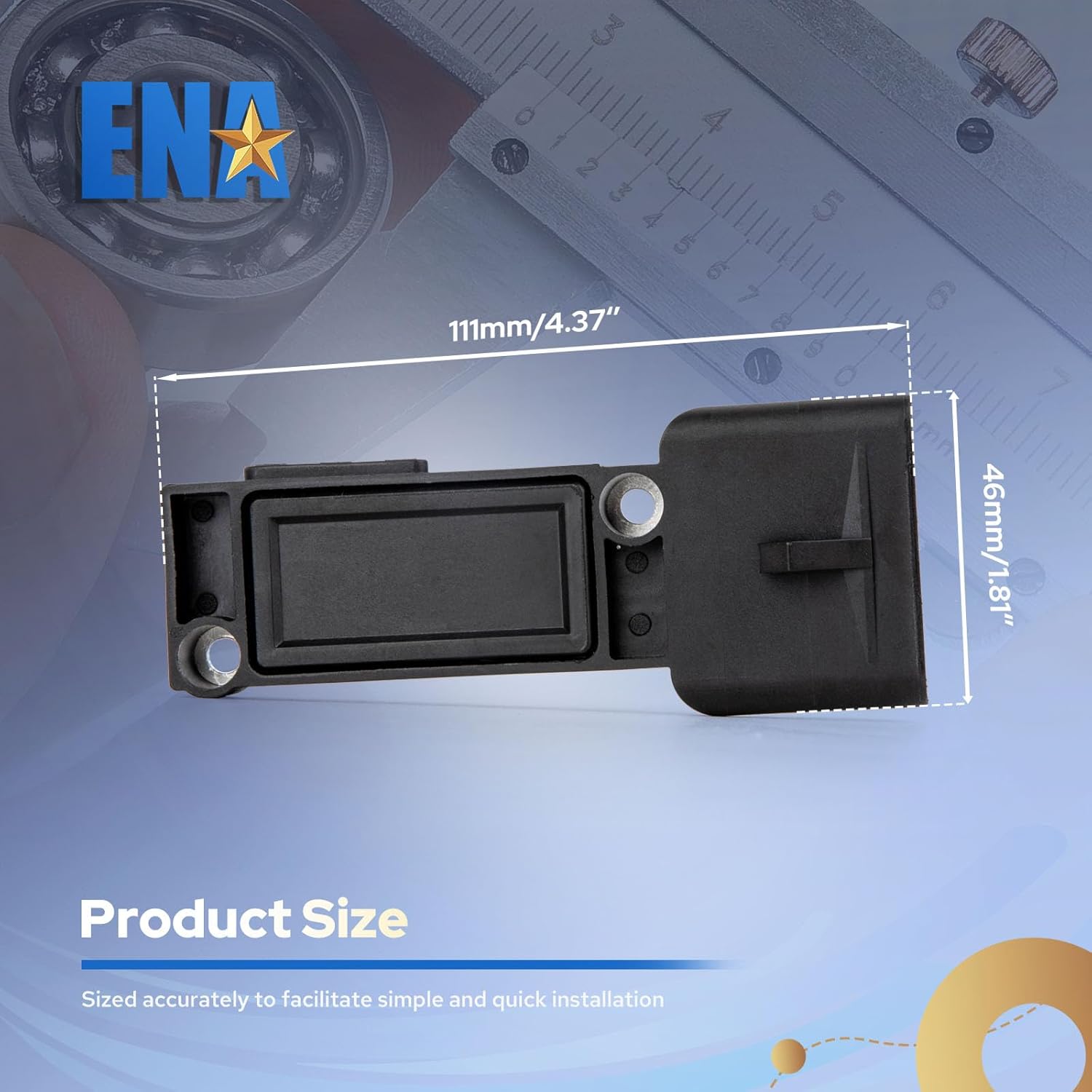 ENA Ignition Control Module Compatible with Ford F150 Taurus E150 Econoline Ranger Lincoln Continental Mazda B3000 1992 1993 1994 1995 1996 3.8L 4.9L 5.0L 5.8L V6 V8 Replacement for LX241T CBE40P