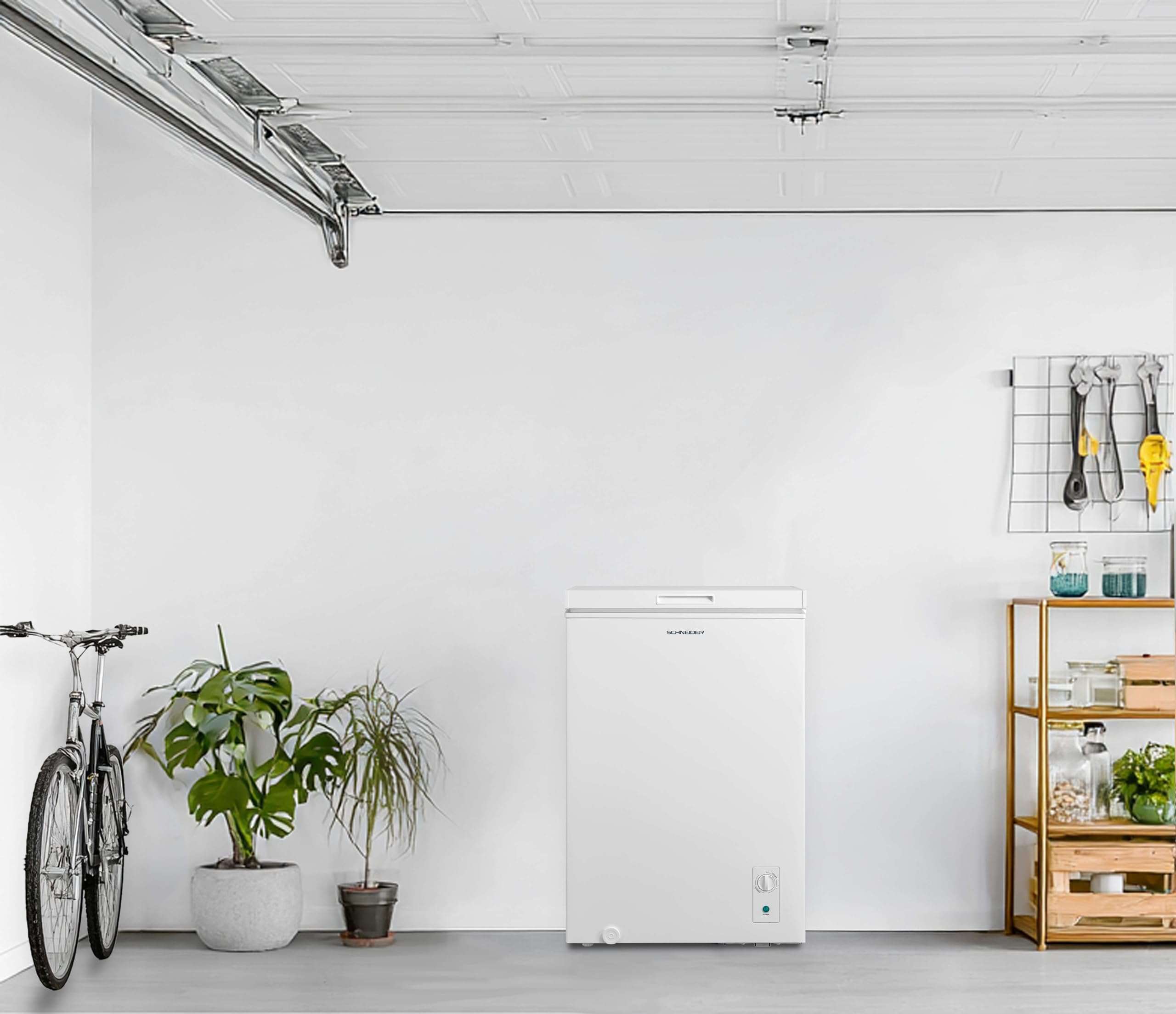 Schneider Congélateur coffre 99L Blanc SCCC100-WE