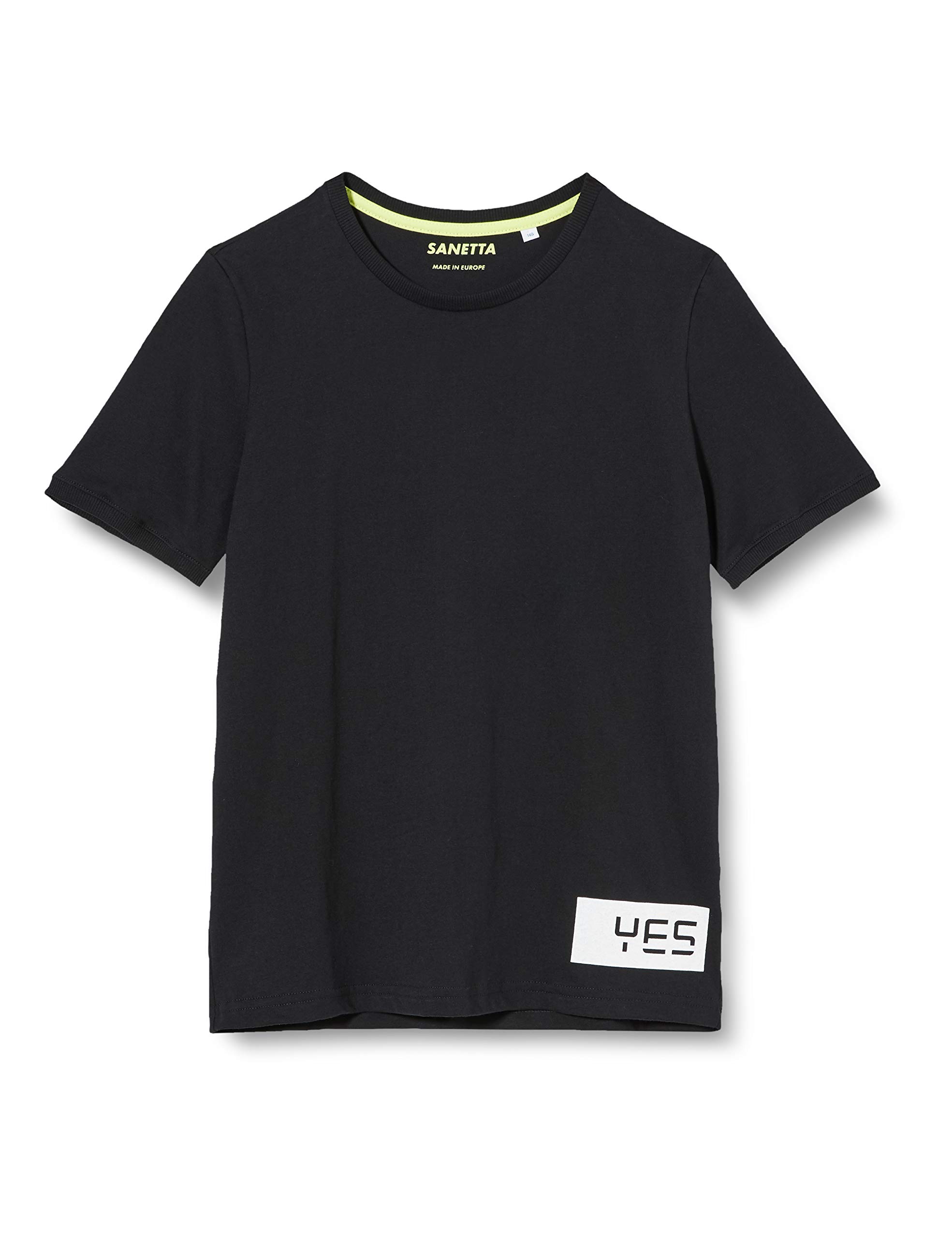 Sanetta Jungen Athleisure Shirt Schwarz Pyjamaoberteil