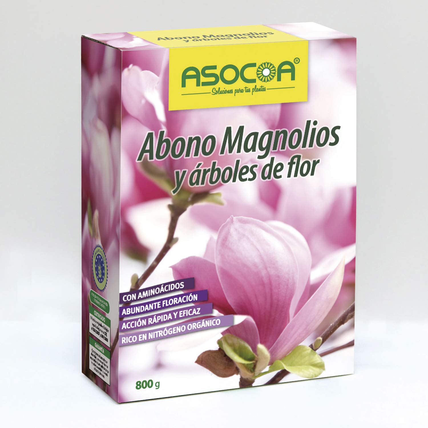 ASOCOA COA110 Abono Regenerador Magnolios-​Eco 800 grs, Malva