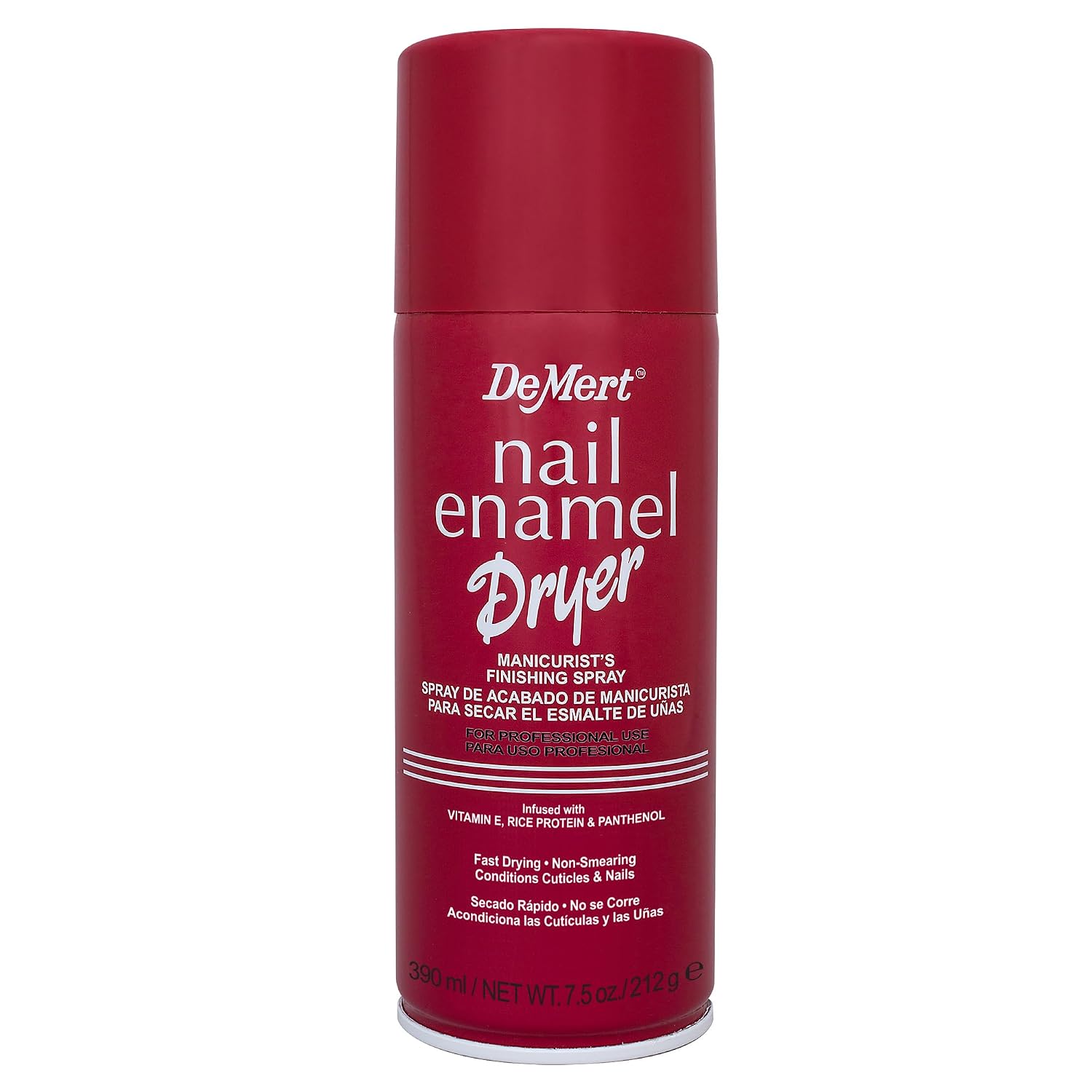 Demert Brands Nail Enamel Dryer Manicurist's Finishing Spray - 7.5 fl oz Spray Can - Fast Drying
