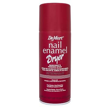 Demert Brands Nail Enamel Dryer Manicurists Finishing Spray - 7.5 fl oz Spray Can - Fast Drying