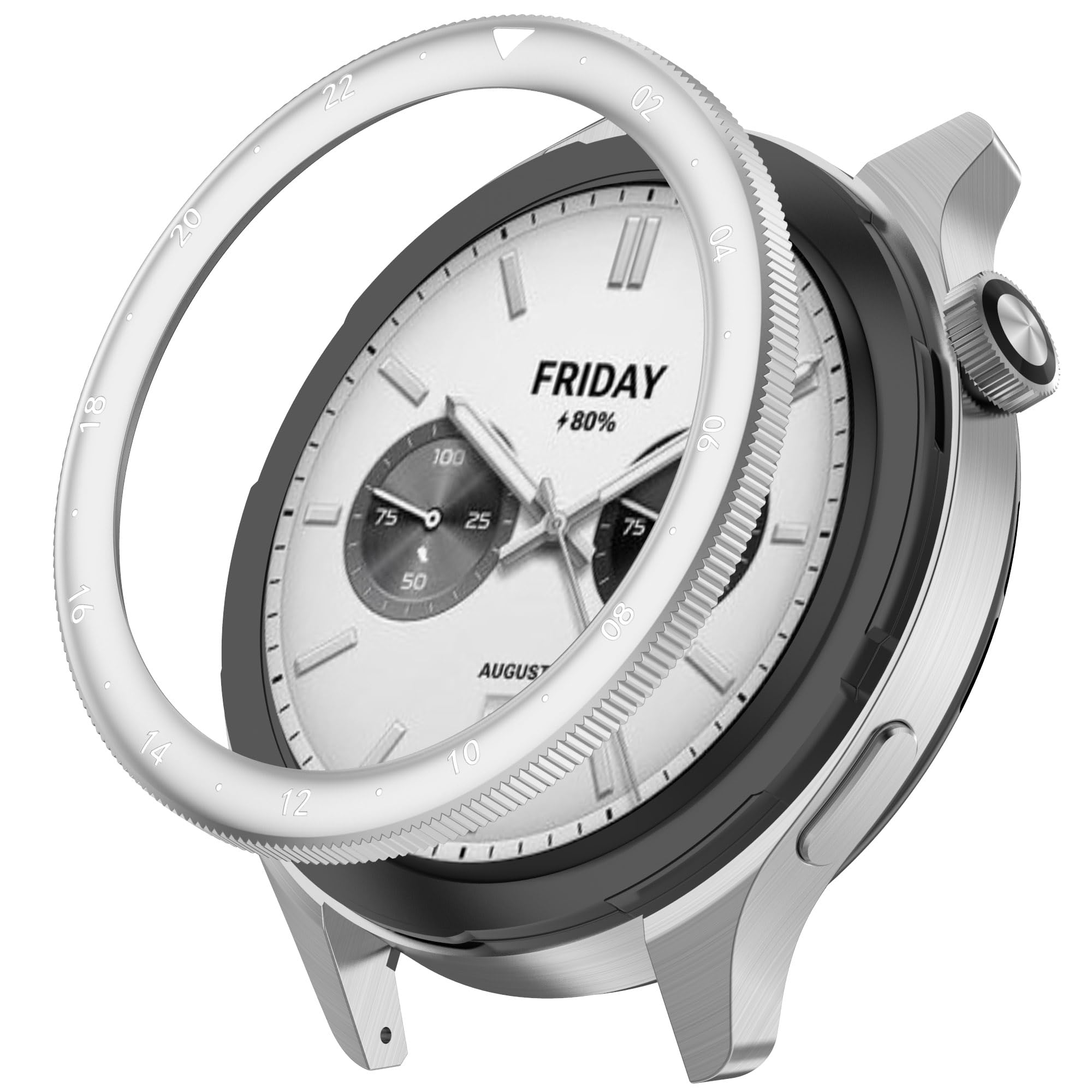 Amazon.co.jp: Lamshaw for Xiaomi Watch S4 / S3 ベゼルリング、強化 