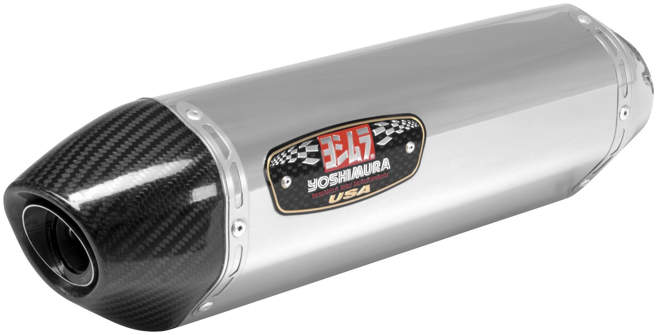 Amazon.com: Yoshimura Silenciador deslizante R-77 plateado 192839