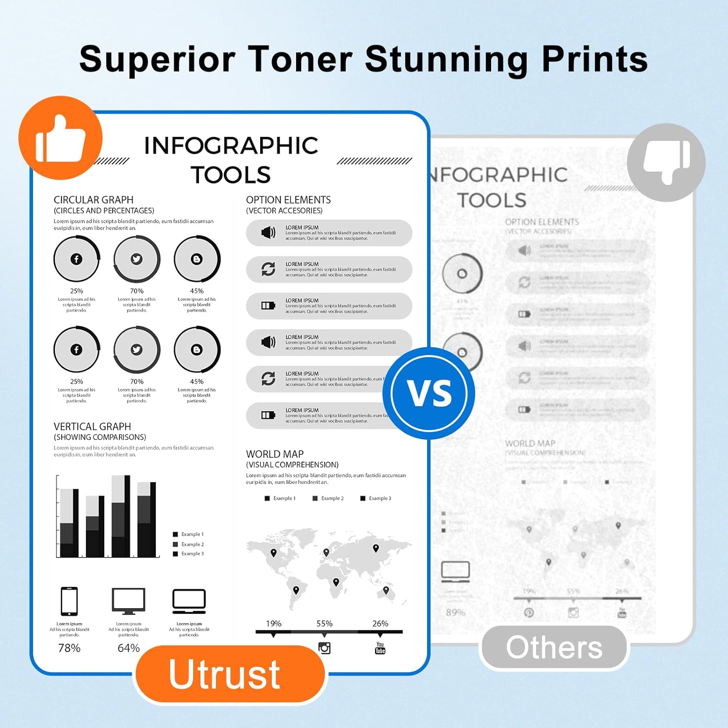 Compatible TN660 Toner Cartridge Replacement for Brother TN660 TN-660 TN630 Toner High Yield for HL-L2300D HL-L2380DW HL-L2320D DCP-L2540DW HL-L2340DW HL-L2360DW MFC-L2720DW (Black, 4 Pack)