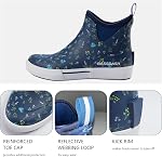 BASSDASH 4.5” Bottes de pluie antidérapantes en caoutchouc néoprène Jardin de pêche pour femme
