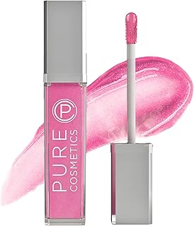 Pure Illumination Light-Up Lip Gloss with LED-Lit Applicator Brush + Sid...