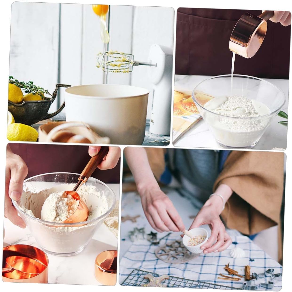 Stainless Steel Measuring Cup Spoon Kit to Digital Scale Baking Tools Home Professional Use