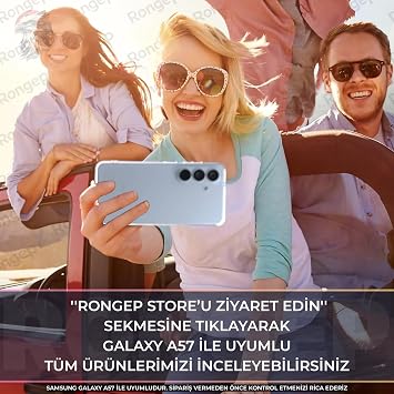 Rongep [Maxi-Clear] Samsung Galaxy A57 için Şeffaf Kılıf Kamera Yükseltili A 57 Koruyucu Esnek ve Hafif Tasarımlı Darbelere ve Çizilmeye Karşı Dayanıklı Telefonu Tam Kaplayan Samsung A57 Kılıfı